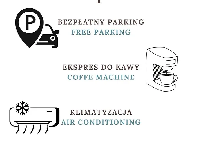 아파트 Towarowa Global Apartment, Free Parking, Air-conditioning, Self Check-in 24h *